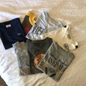 Bundle of boys shirts